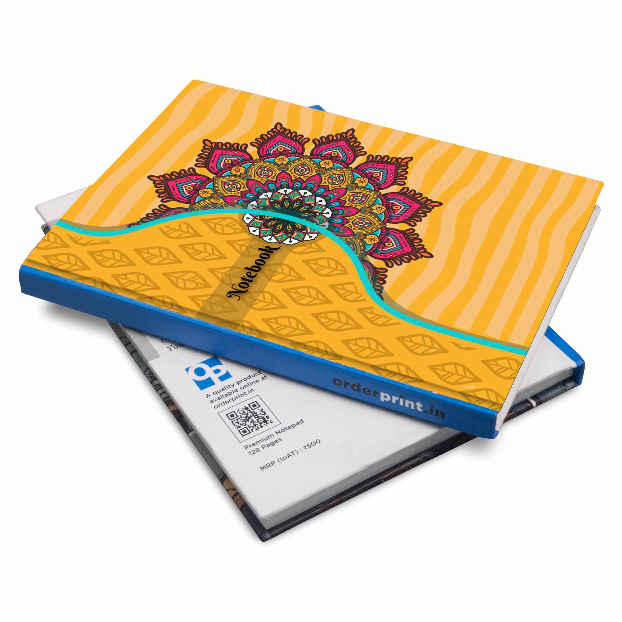 Artist Edition Notebook Yellow Mandala Art