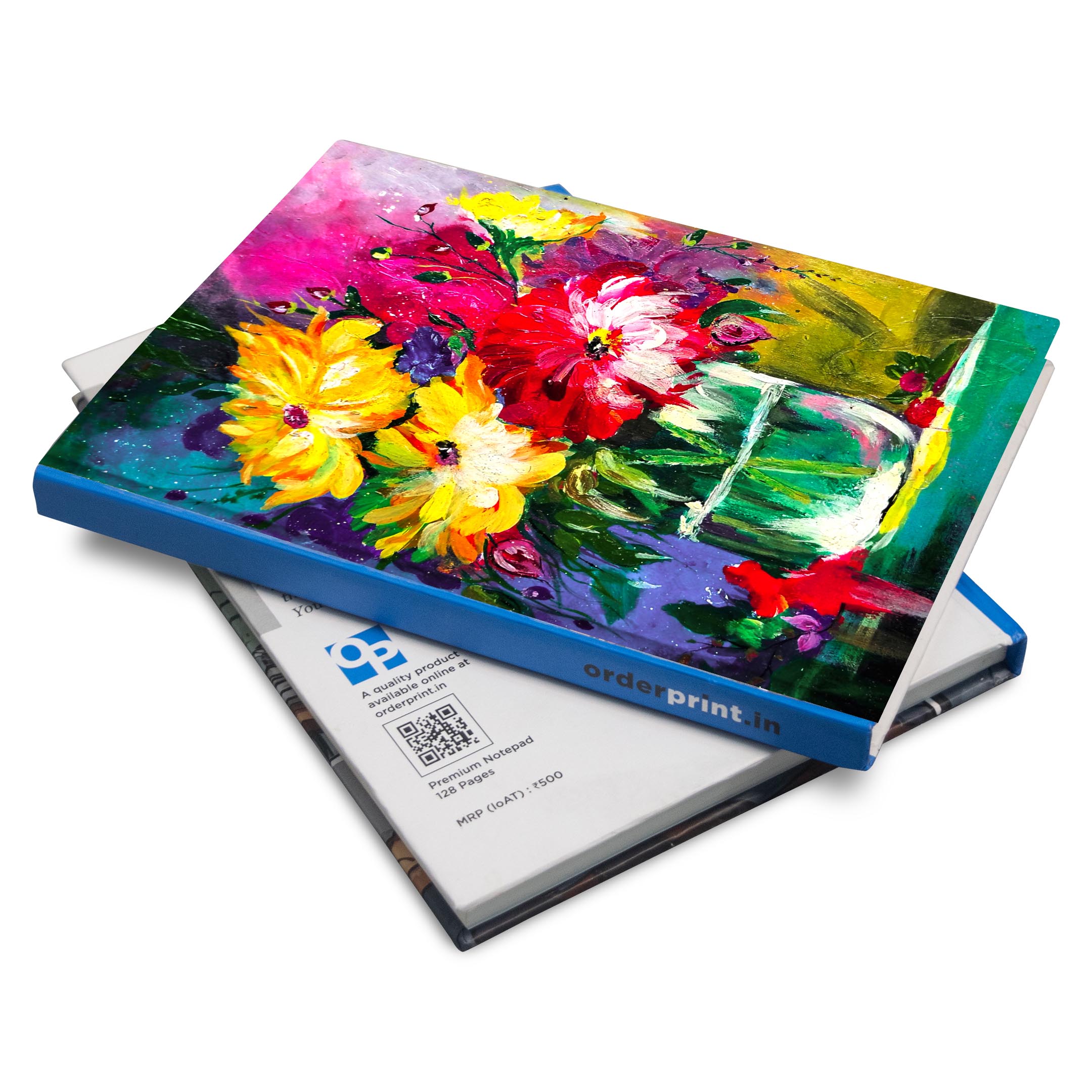 Artist Edition Notebook Flower Vase Painting